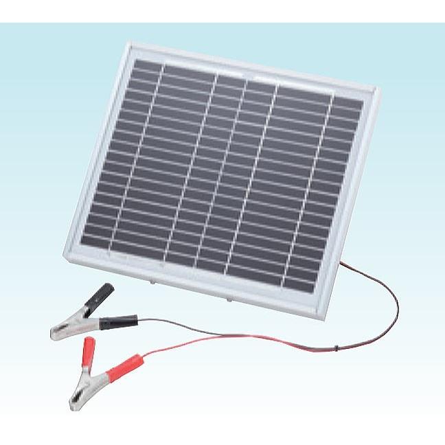 電気柵(電柵) ソーラーチャージャー12W バッテリーさえあれば簡単に