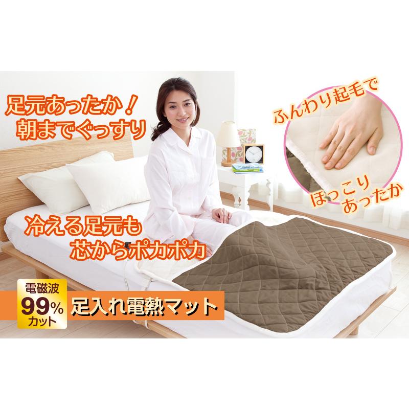 クーポンで3000円OFF】 ゼンケン 足温器 足入れ電熱マット 電磁波