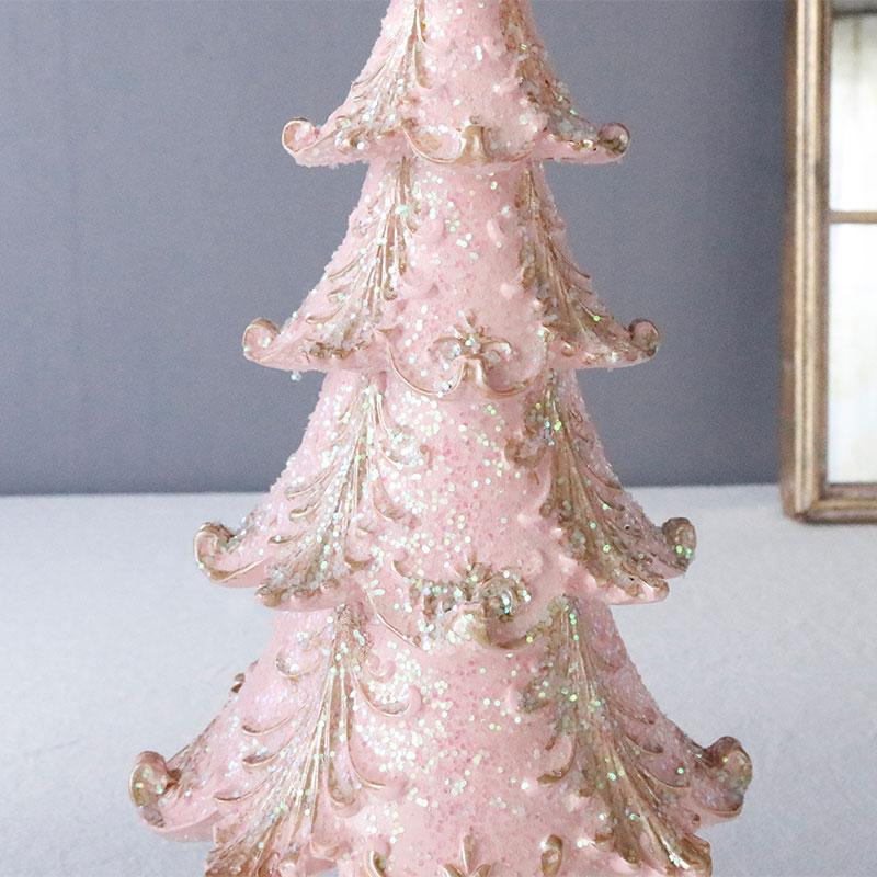 クリスマスツリー 30cm 置物 おしゃれ ヴィンテージツリー グリーン