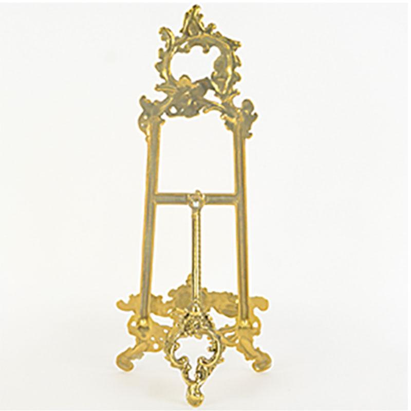 イーゼルスタンド 卓上 真鍮 ゴールド 84411 皿立て アンティーク調
