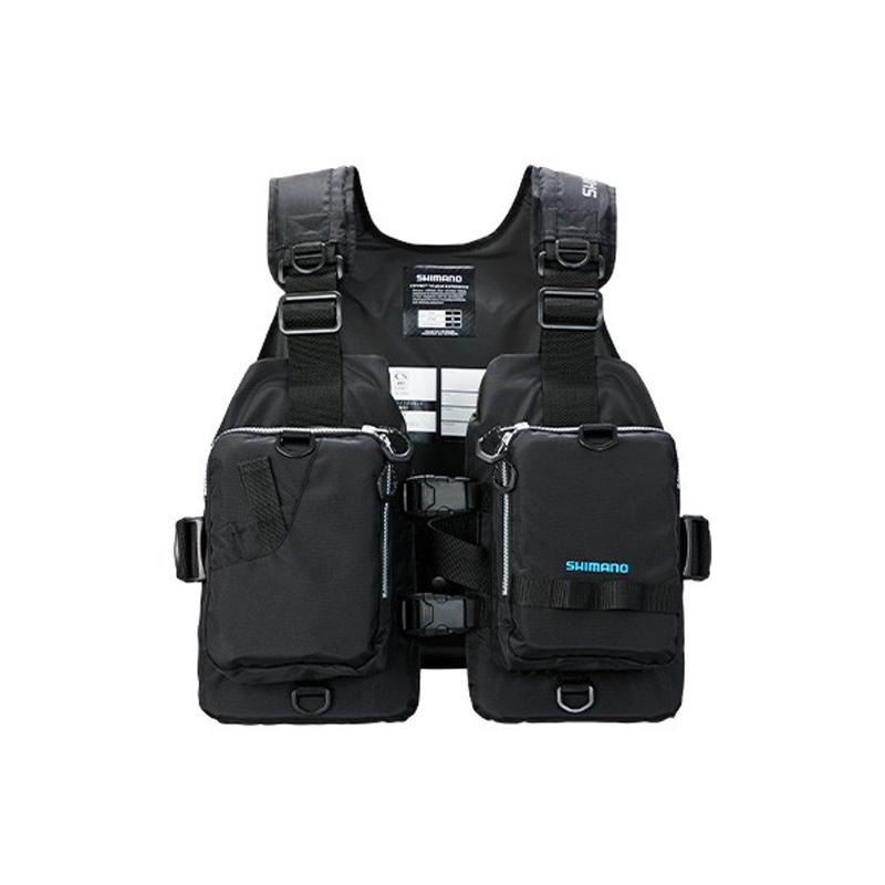 シマノ（SHIMANO） VF-068T ゲームベストライト F ブラック : 釣具の