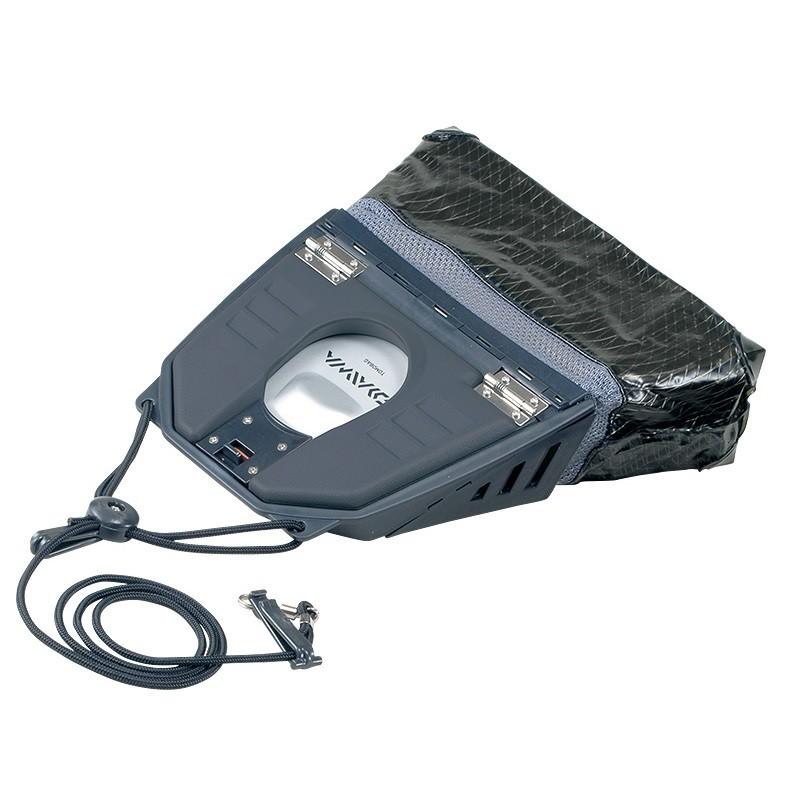 DAIWA（ダイワ） 友バッグ L ブラック / 鮎釣り 友舟 オトリ入れ