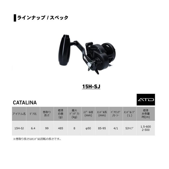 DAIWA（ダイワ） 19 キャタリナ 15H-SJ / ジギング ベイトリール 右