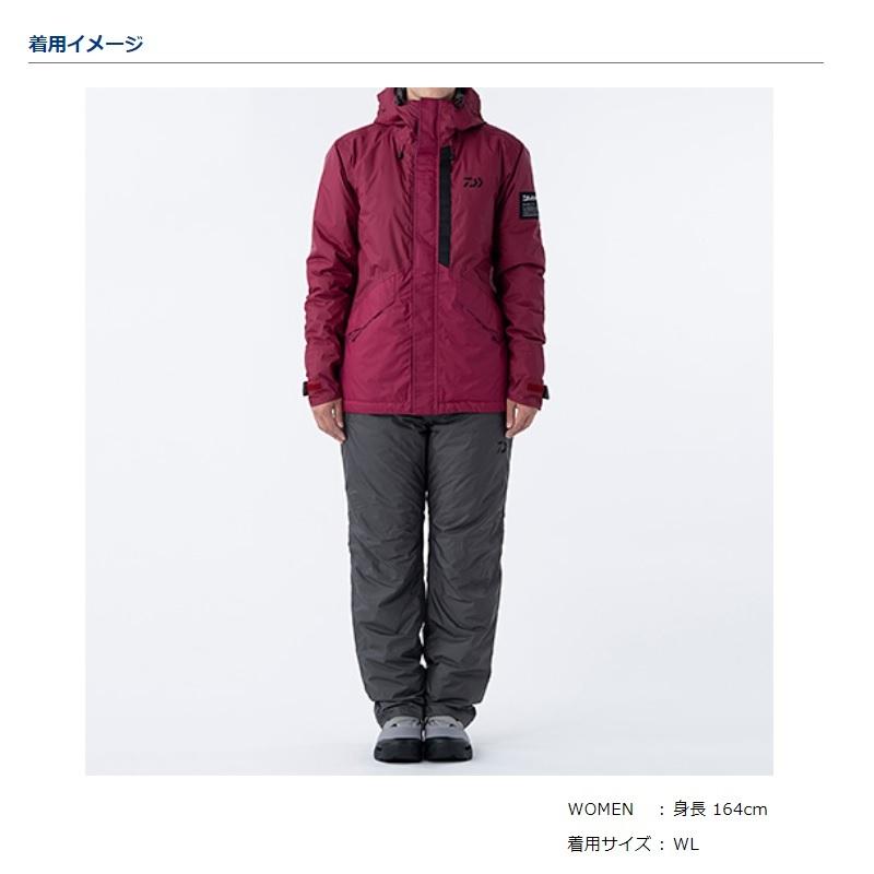 ダイワ DW-3521 レインマックス ウィンタースーツ バーガンディー XL