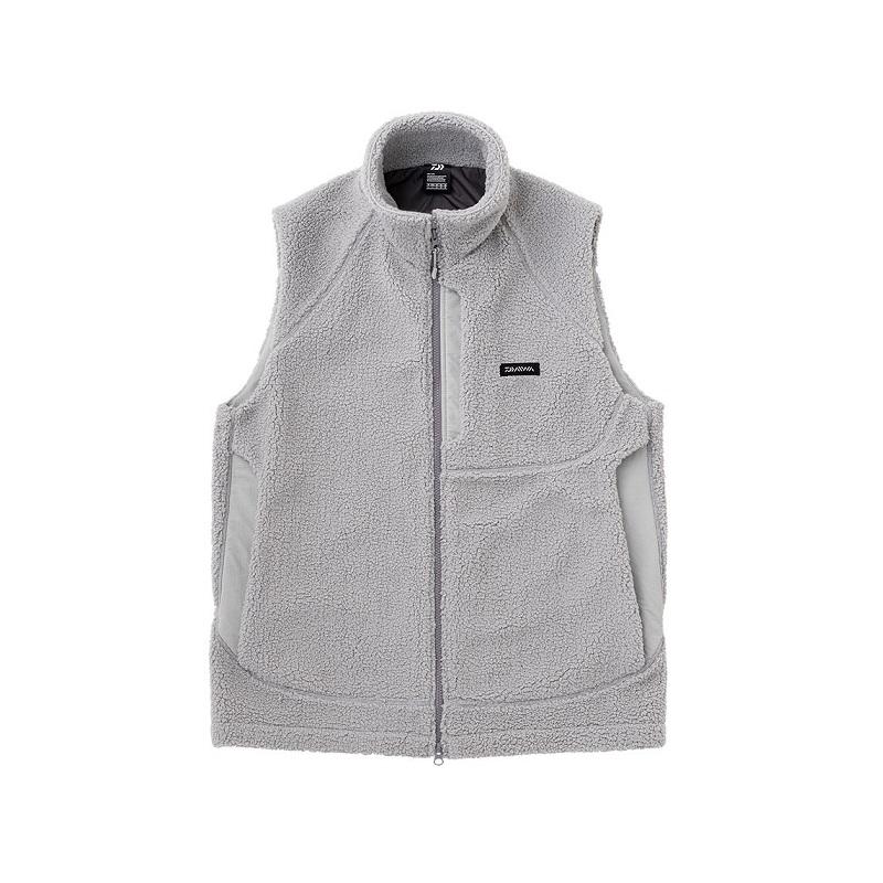 ダイワ DJ-5822 ボアフリースベスト アイスグレー L 【在庫限り特価