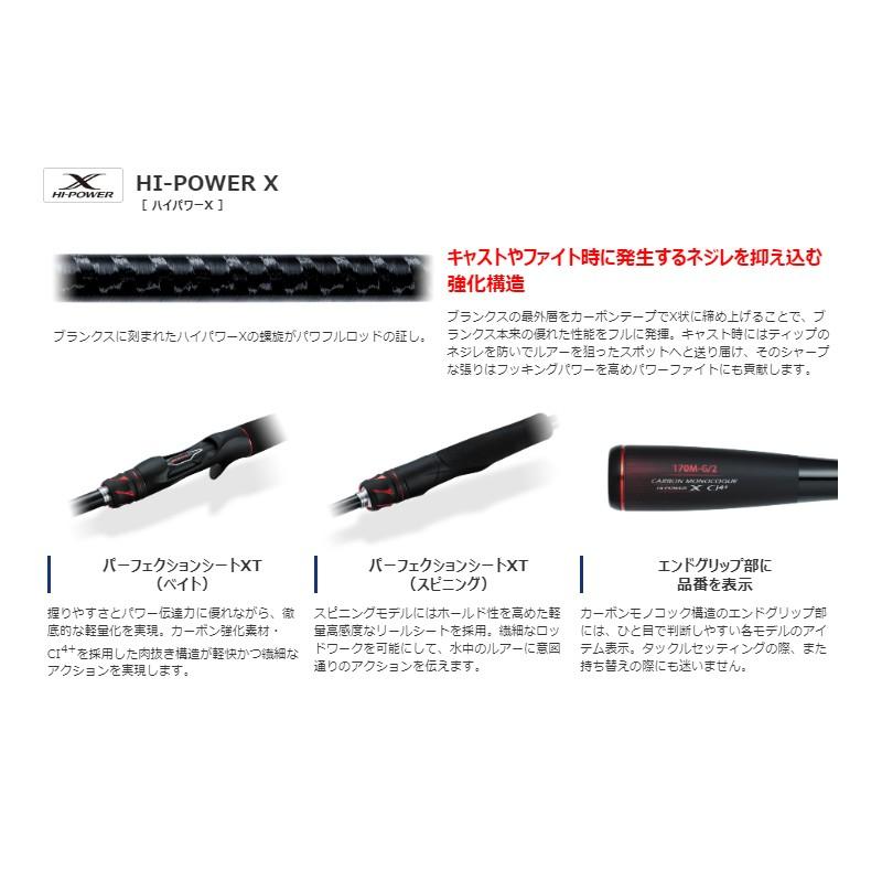 シマノ（SHIMANO） ゾディアス (ベイト) 1610MH-2 / バスロッド 【在庫