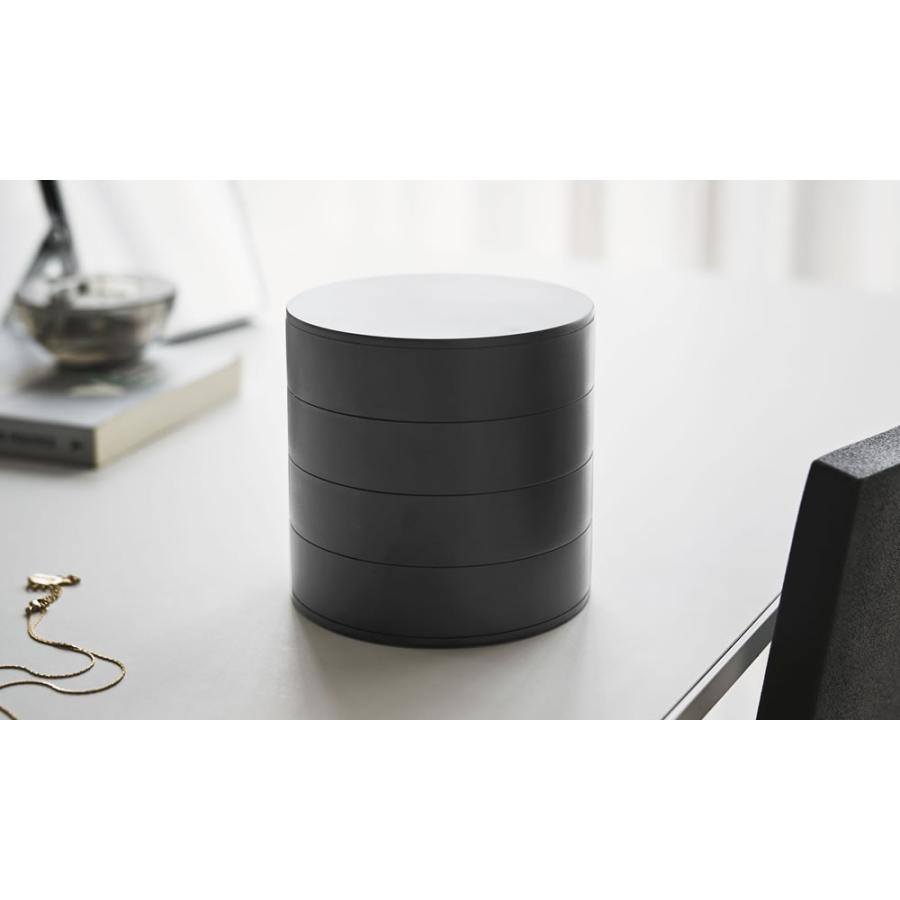 tower 山崎実業 アクセサリーケース タワー アクセサリートレー 4段