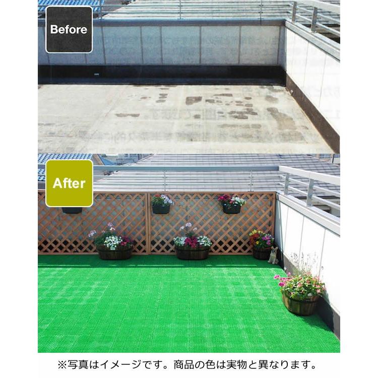 山崎産業 人工芝 コンドル 若草ユニット 30×30cm グレー E-V