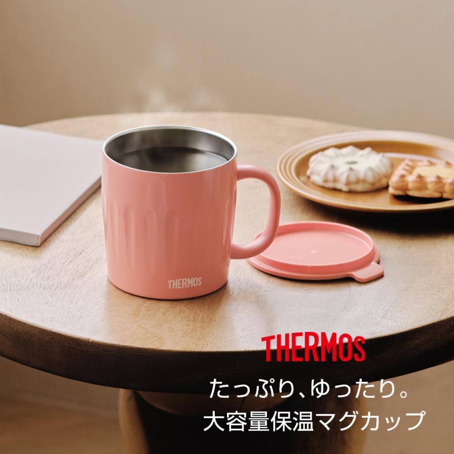 THERMOS（サーモス） 真空断熱 マグカップ 450ml JTA-450 コーラル