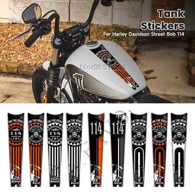 並行輸入品】 ハーレーダビッドソン3Dステッカー ストリート ボブ114