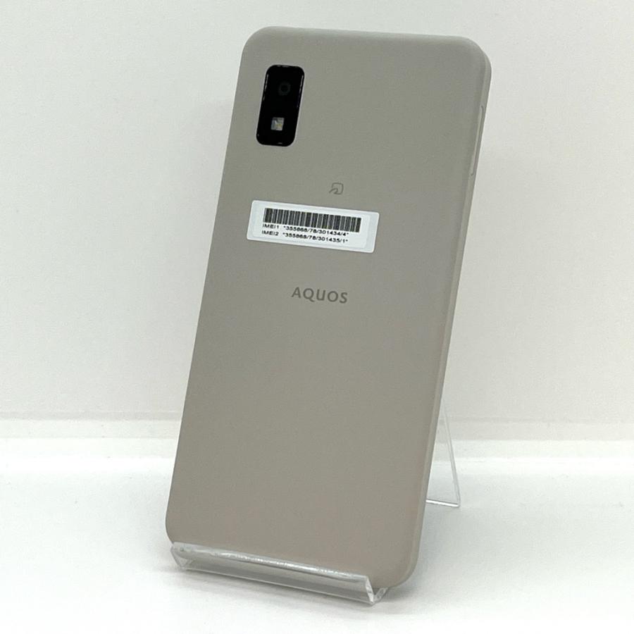 AQUOS wish 【新品同様】AQUOS A104SH アイボリー ワイモバイル SIM
