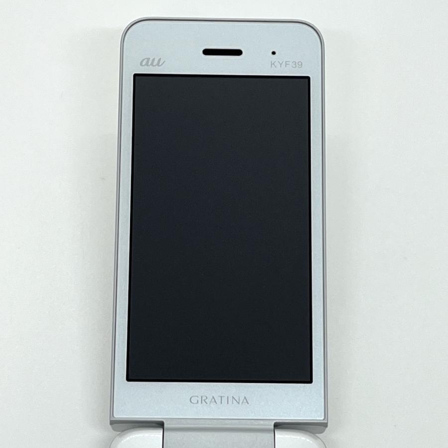 KYOCERA（京セラ） 【美品】GRATINA KYF39 綿雪 ホワイト au SIMロック