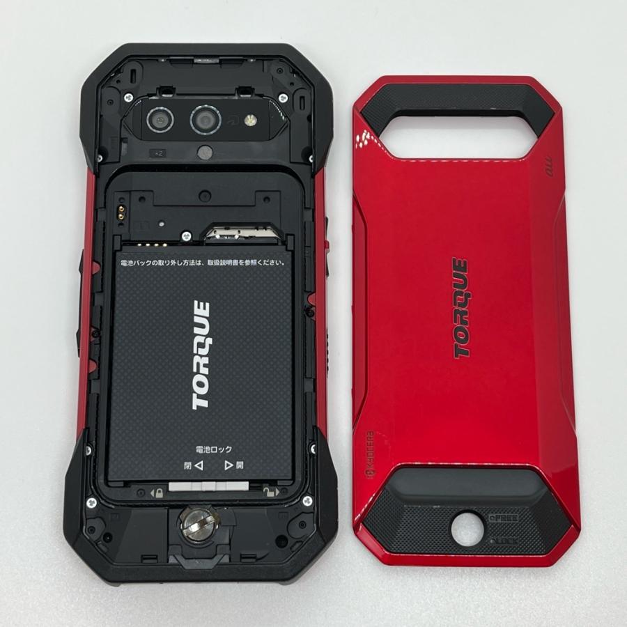 TORQUE 【美品】TORQUE 5G KYG01 [レッド] au SIMロック解除済み 128GB