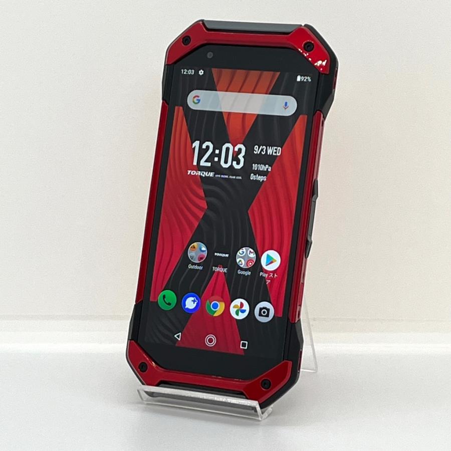 TORQUE 【美品】TORQUE 5G KYG01 [レッド] au SIMロック解除済み 128GB