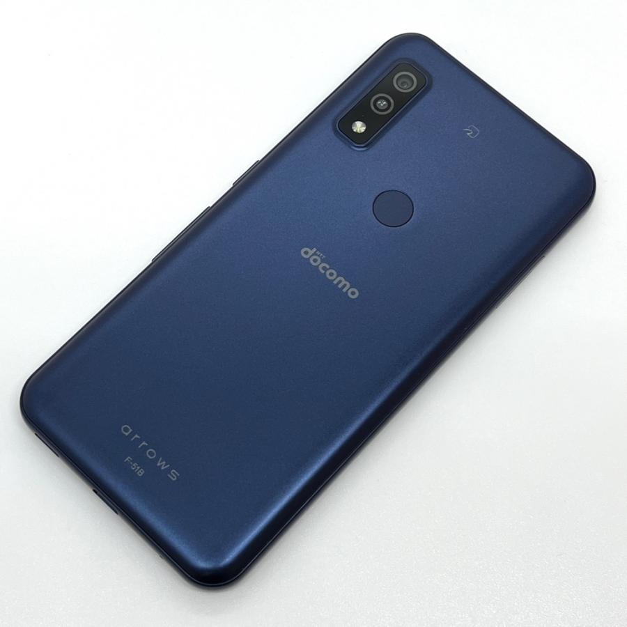 arrows We 【美品】arrows F-51B ネイビー docomo SIMフリー 64GB／4GB
