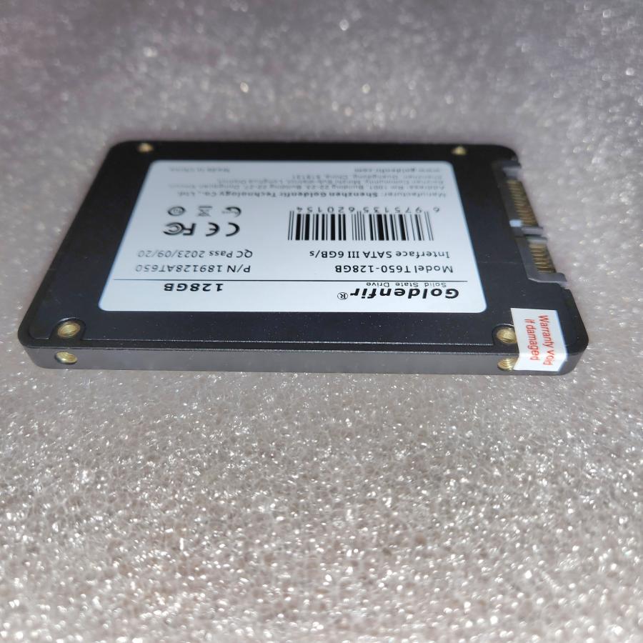 Goldenfir 2.5インチSSD ブラック SATA3対応 128GB 内蔵ストレージ