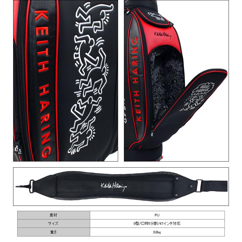 キースヘリング ゴルフ カート キャディバッグ 5Figs KHCB-07 Keith