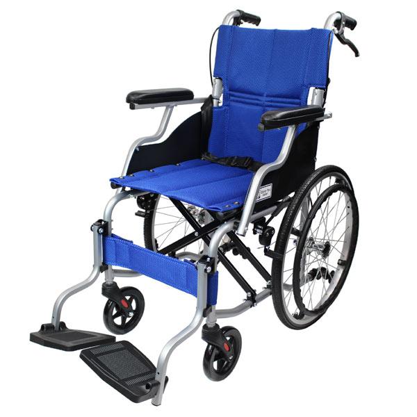 ケアテックジャパン 車椅子 軽量 コンパクト スマイル CA-70SU 自走式