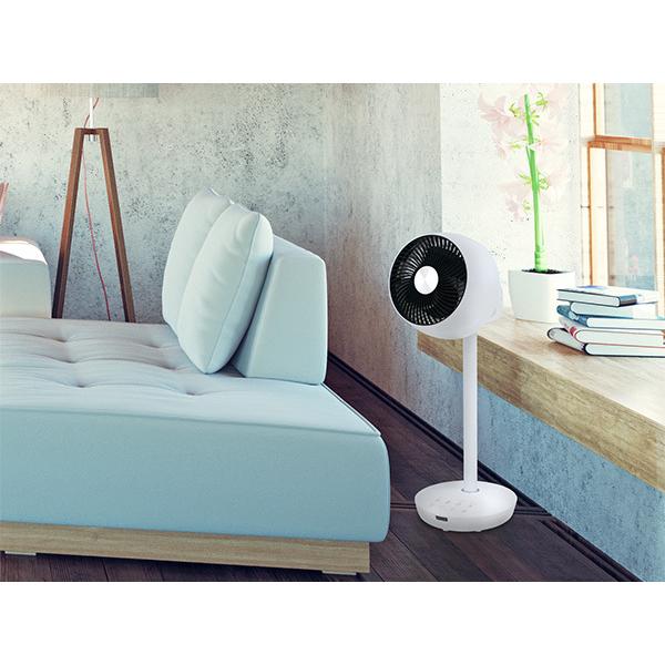 ユアサプライムス 3D スタンド サーキュレーター YKT-DCL1513CFR(W) 3D