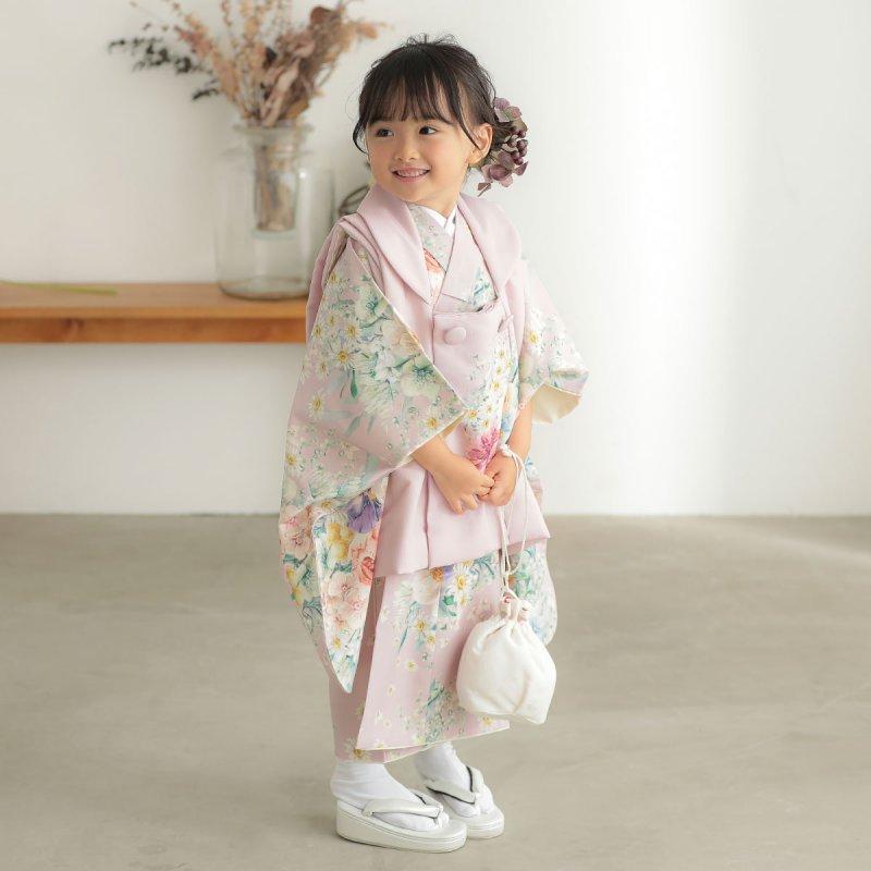 七五三 着物レンタル 3歳 753 いちは ブランド着物 女の子 フルセット