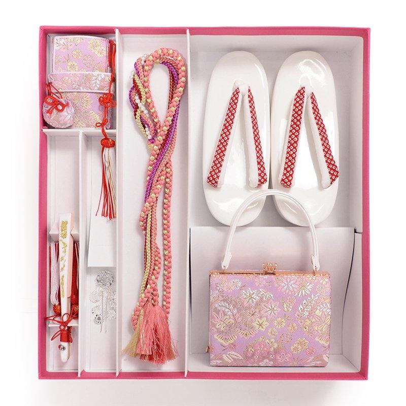 七五三 7歳着物 レンタル フルセット 式部浪漫 ブランド着物 水色 源氏