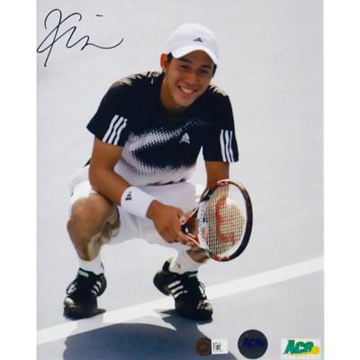 錦織圭選手 直筆サイン入り記念フォトパネル ACE AUTHENTIC社-2 : Y