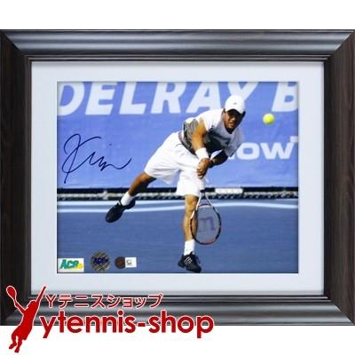 錦織圭選手 直筆サイン入り記念フォトパネル ACE AUTHENTIC社-1 : Y