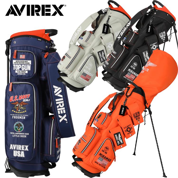 AVIREX GOLF アヴィレックスゴルフ 9型 スタンド式 キャディバッグ