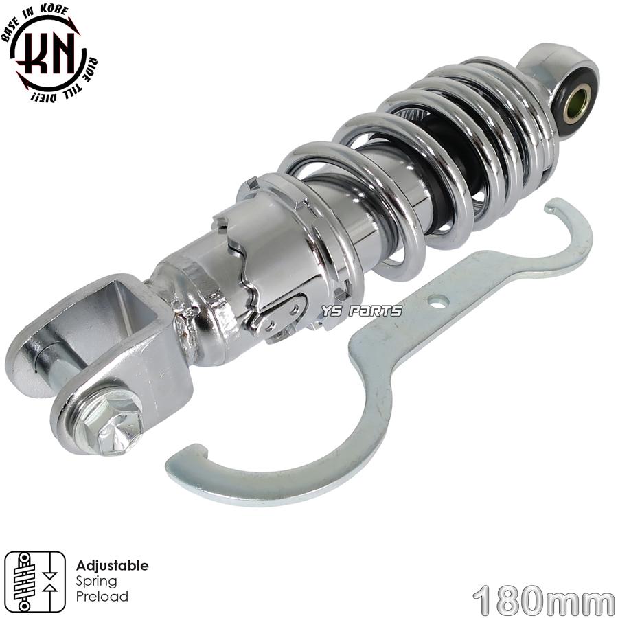 エンジンスワップにも KNローダウンリヤサス リアショック銀180mm