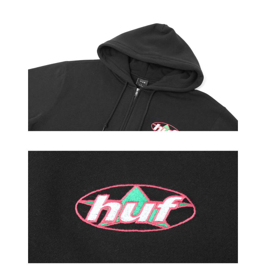 HUF（ハフ） パーカー メンズ ANDROMEDA FULL ZIP HOODIE HUF PF00706