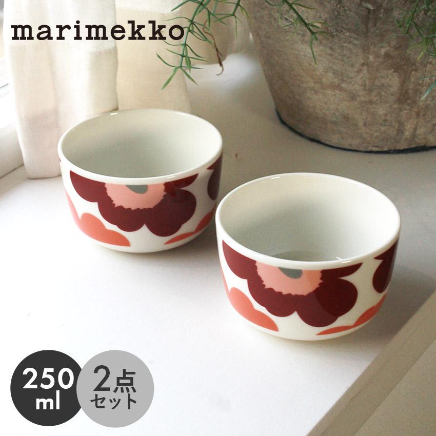 marimekko（マリメッコ） 食器 Unikko ボウルセット 250ml MARIMEKKO