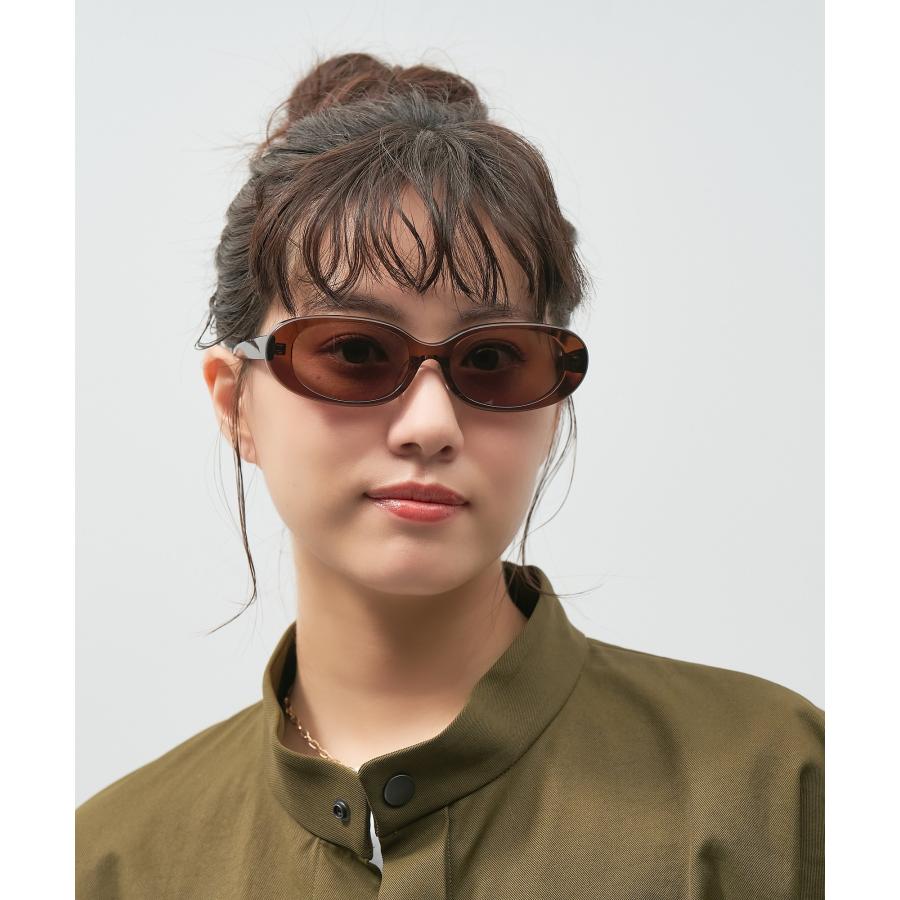Zoff（ゾフ） オーバル型 サングラス Y2K 紫外線対策 : Zoff Yahoo