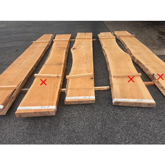 4-1232スラ）銘木 欅けやき 耳付板一枚板 ケヤキ 杢 テーブル