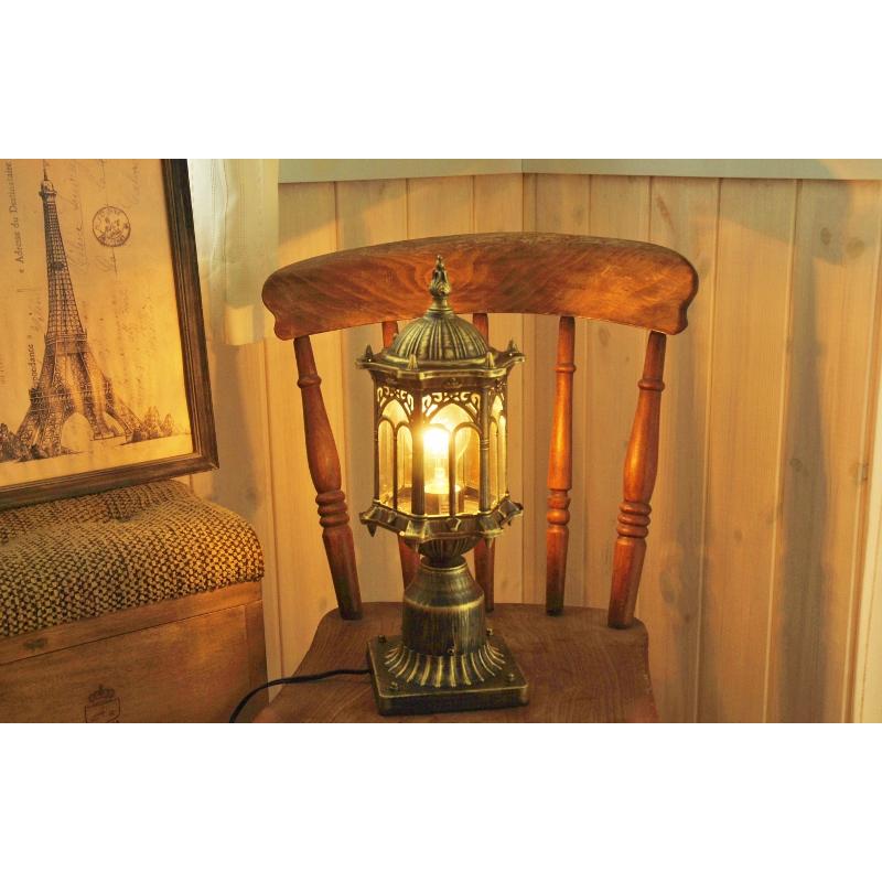 レトロランプ LED対応 ブロンズブラウン アベニュースタンドランプ