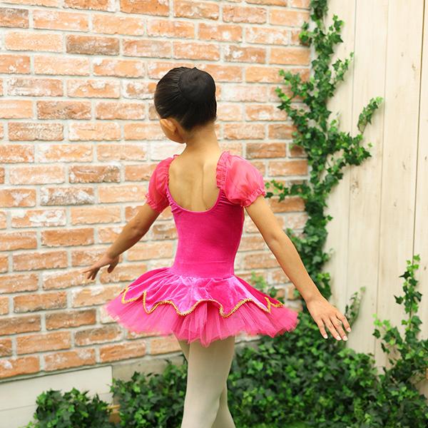 バレエ チュチュ 子供 サイズ ショッキングピンク レオタード tutu