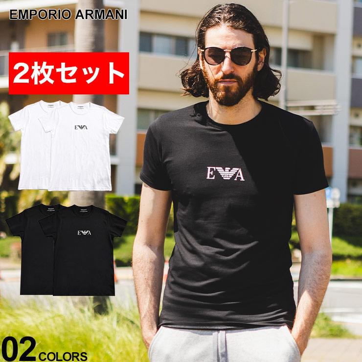 EMPORIO ARMANI 【EC限定】 アルマーニ メンズ Tシャツ 半袖