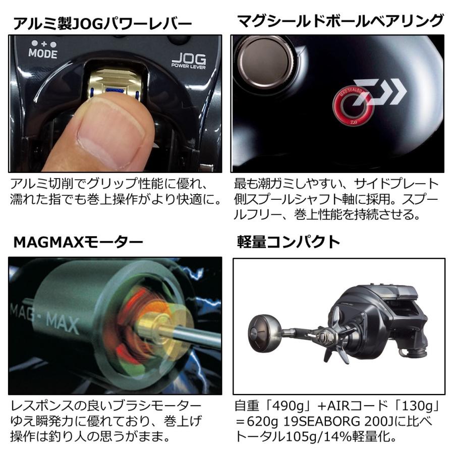 DAIWA（ダイワ） シーボーグ 200J （2022年新製品） : つり具の銭屋