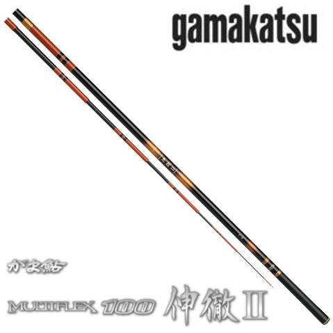 Gamakatsu（がまかつ） 鮎竿 がま鮎 マルチフレックス100伸徹II 7.2