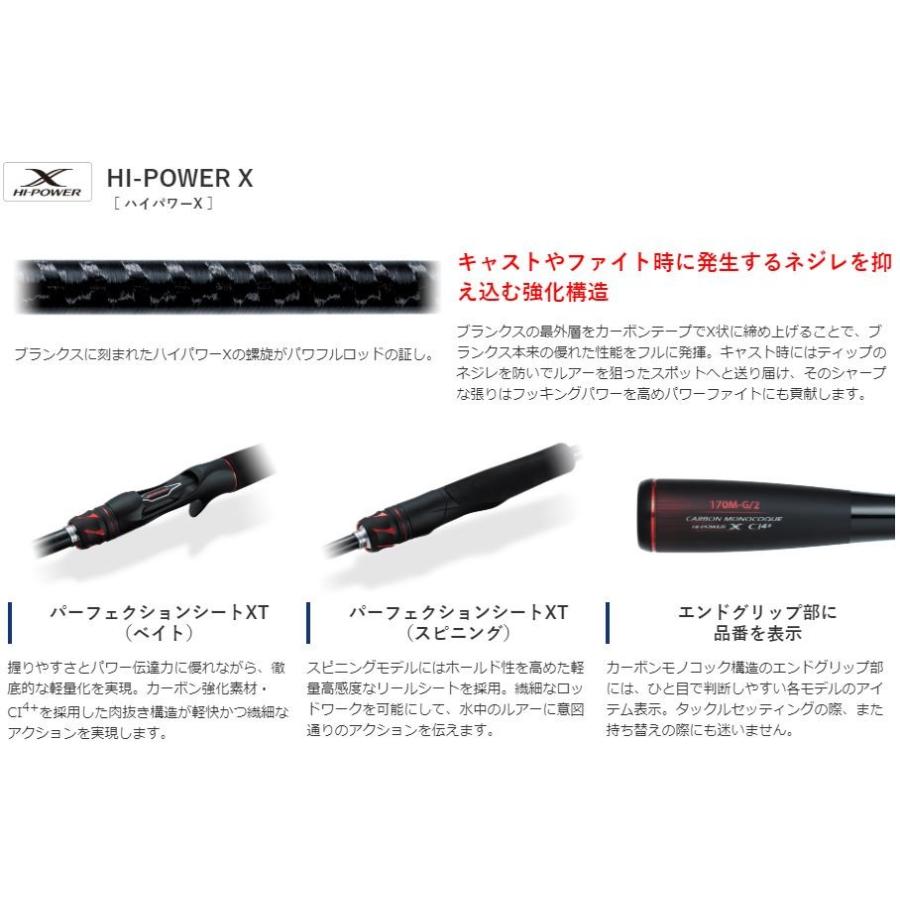 シマノ（SHIMANO） バスロッド ゾディアス 2ピースシリーズ 1610MH-2