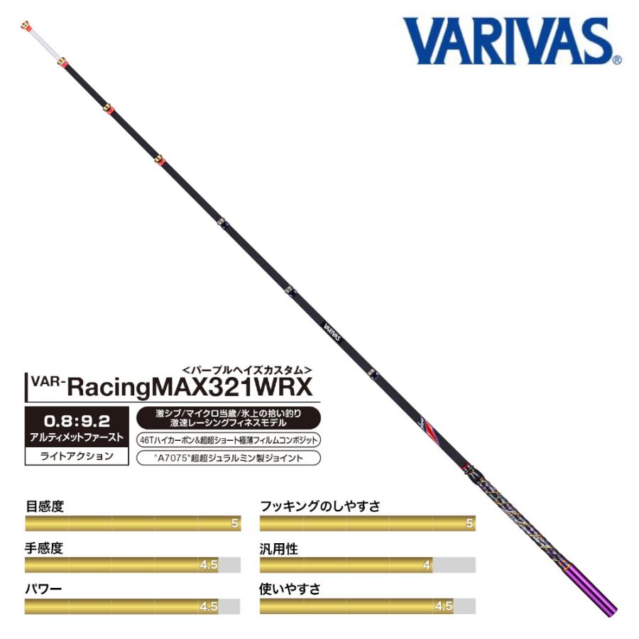 VARIVAS（バリバス） ワカサギ穂先 RacingMAX321WRX （レーシング