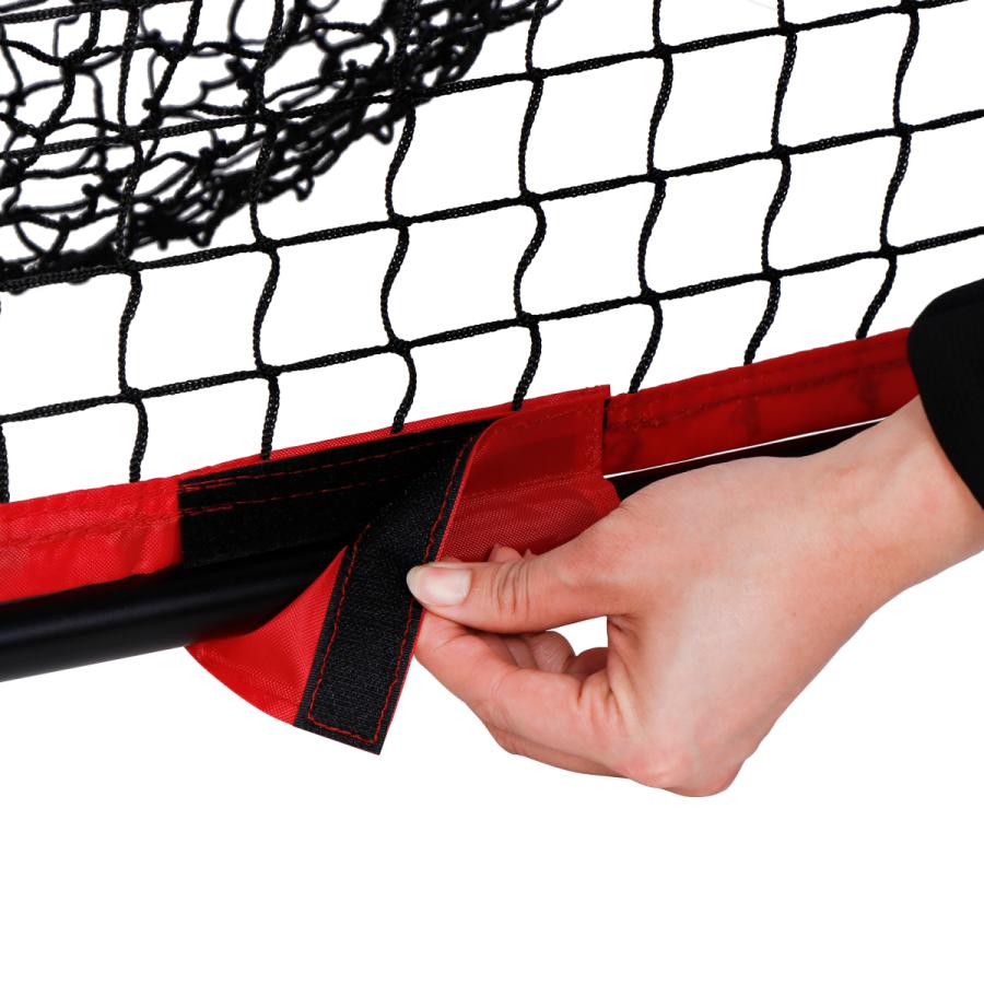 展開サイズ 213×213cm 9マス枠 野球練習ネット 投球 ボール受けネット