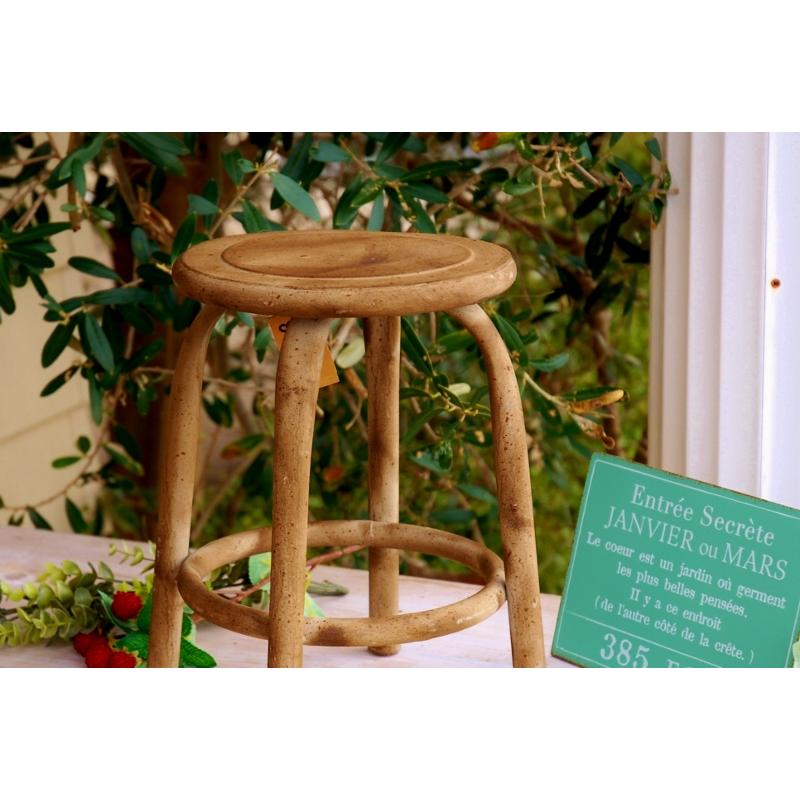 ガーデニング雑貨 スツール アイアン 丈夫 丸型 イス フラワースタンド