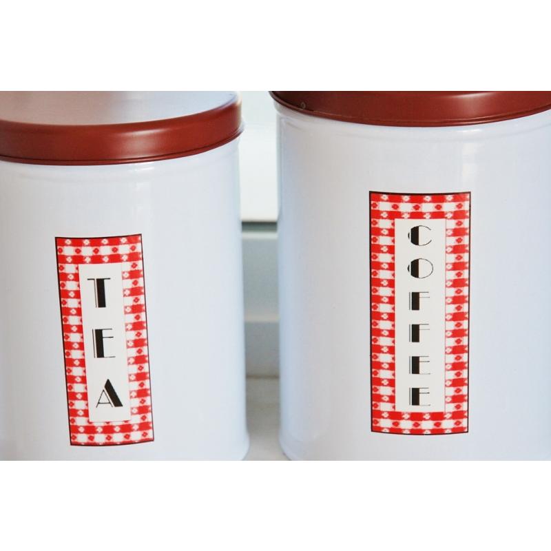 キャニスター アンティーク 送料無料 キッチン 4缶 セット ブリキ 缶