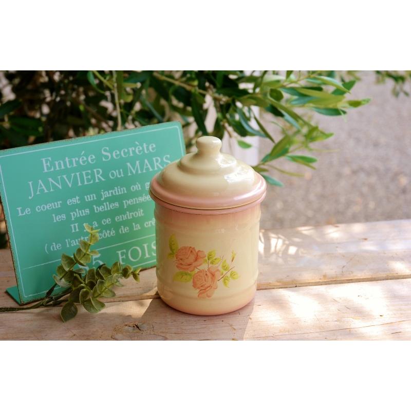 アンティーク・イマン imane ダイアナローズ ビードキャニスター (M