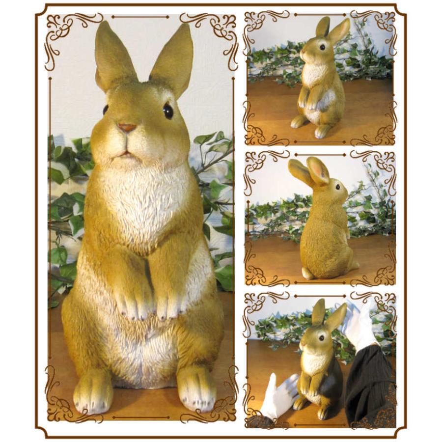 置物 動物 可愛い スタンド ラビット ラージサイズ ウサギ うさぎの