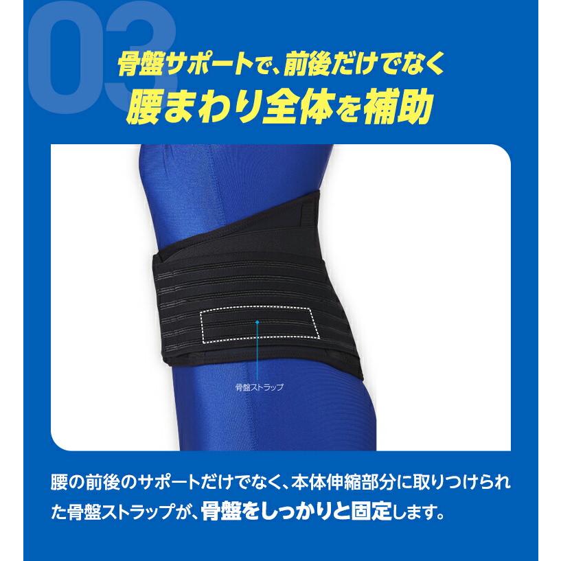 ザムスト 腰サポーター 腰ベルト コルセット 腰 腰用 腰痛ベルト