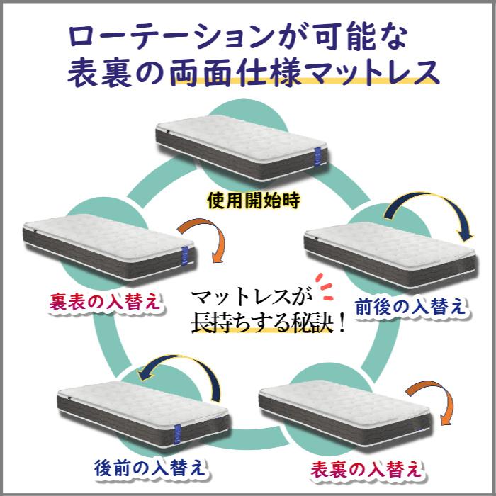 フランスベッド（FRANCEBED） マットレス ワイドダブル TW-100α【大