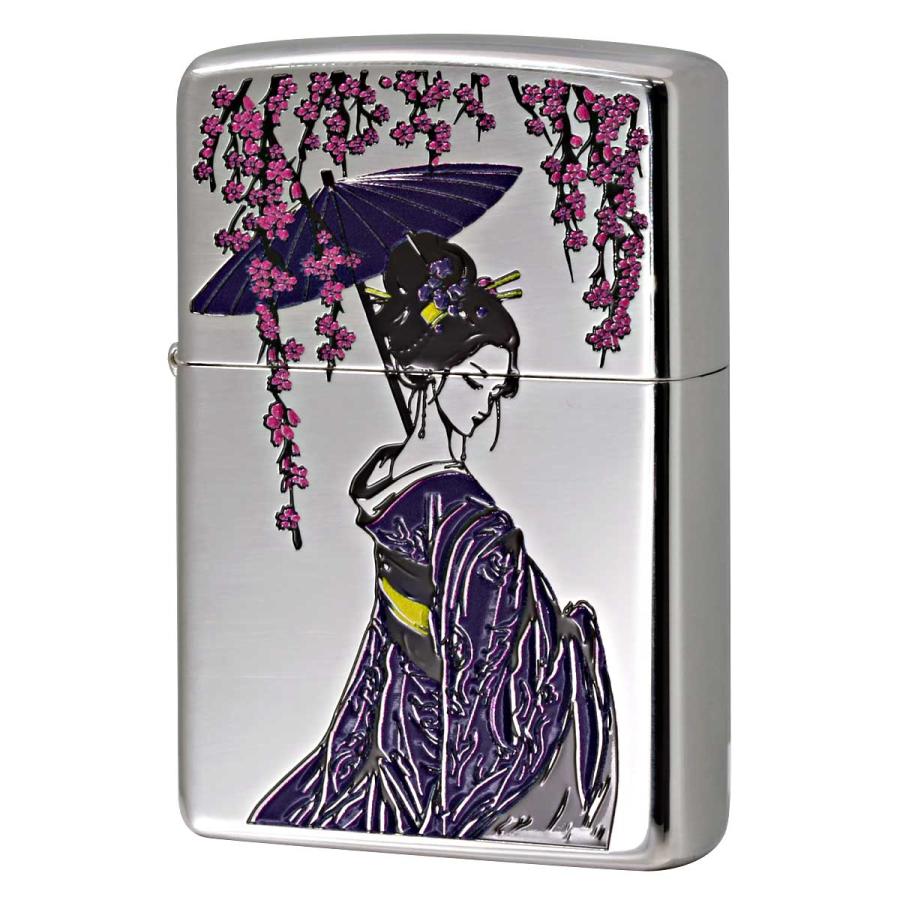 ZIPPO（ジッポー） ジッポライター 芸者 GEISHA 藤色 1201S898 : Zippo