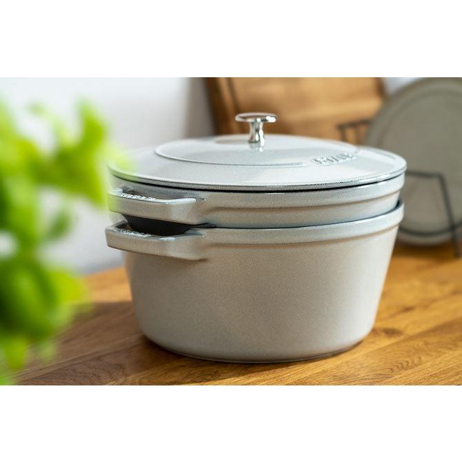 Staub（ストウブ） 24cm スタッカブルココット 3pcs セット