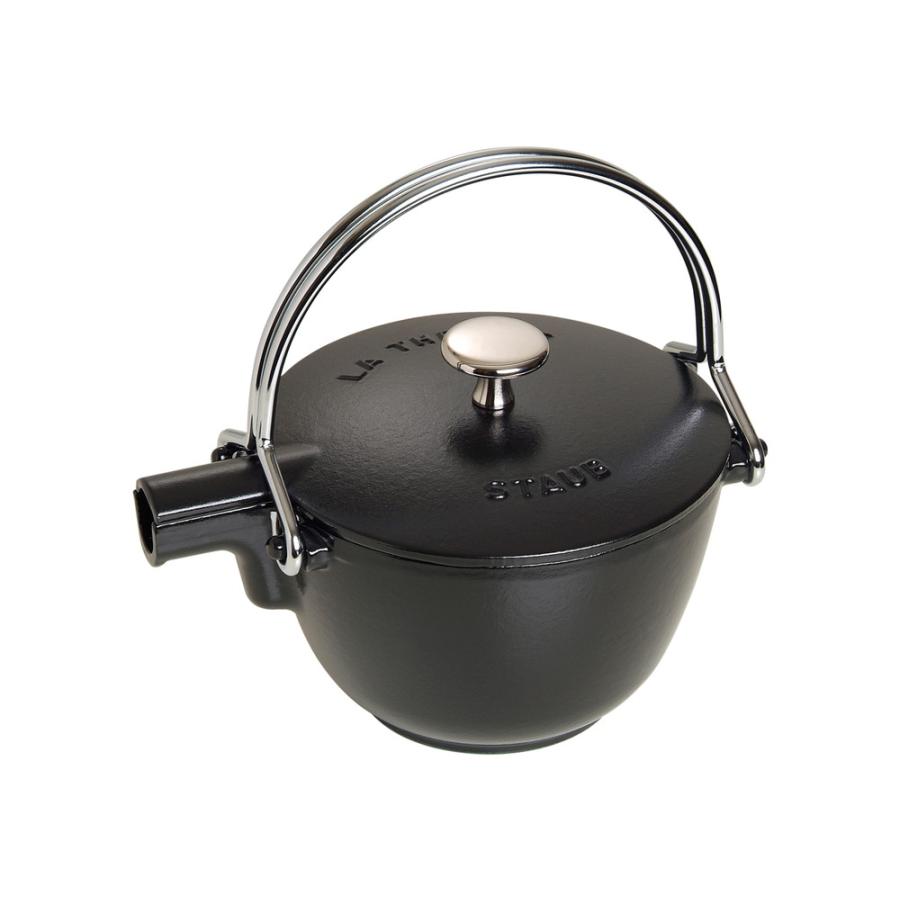 Staub（ストウブ） ラウンドティーポット ブラック| : ZWILLING・STAUB